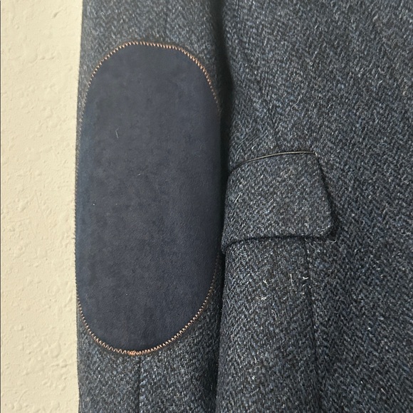 New Zara Navy Women's Blazer with Gold Button - Picture 7 of 9